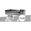Image de Plancha Gaz Premium 75 Inox Avec Chariot Et Couvercle - Forge Adour