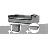 Image de Plancha Gaz Premium 75 Acier Avec Chariot Et Couvercle - Forge Adour