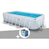 Image de Kit Piscine Tubulaire Intex Chevron Rectangulaire 4,00 X 2,00 X 1,00 M