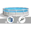 Image de Kit Piscine Tubulaire Intex Prism Frame Clearview Ronde 4,27 X 1,07 M