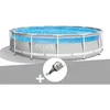 Image de Kit piscine tubulaire Intex Prism Frame Clearview ronde 427 x 107 m + Aspirateur