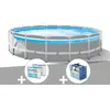 Image de Kit Piscine Tubulaire Intex Prism Frame Clearview Ronde 4,88 X 1,22 M