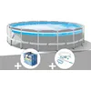 Image de Kit Piscine Tubulaire Intex Prism Frame Clearview Ronde 4,88 X 1,22 M