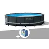 Image de Kit piscine tubulaire Intex Ultra XTR Frame ronde 4 88 x 1 22 m + Bâche à bulles