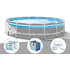 Image de Kit Piscine Tubulaire Intex Prism Frame Clearview Ronde 4,88 X 1,22 M