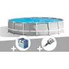 Image de Kit Piscine Tubulaire Intex Prism Frame Ronde 4,57 X 1,07 M