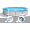 Image de Kit Piscine Tubulaire Intex Prism Frame Clearview Ronde 4,27 X 1,07 M