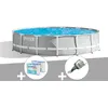 Image de Kit Piscine Tubulaire Intex Prism Frame Ronde 4,57 X 1,07 M
