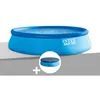Image de Kit piscine autoportée Intex Easy Set 457 x 122 m + Bâche de protection