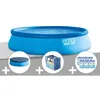 Image de Kit piscine autoportée Intex Easy Set 396 x 084 m + Bâche de protection + Bâche à bulles + 6 cartouches de filtration