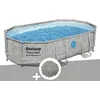 Image de Kit Piscine Tubulaire Ovale Bestway Power Steel Swimvista Avec Hublots 4,88 X 3,05 X