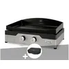 Image de Plancha Gaz Signature Allure 260 Duo + Housse De Protection - Le Marquier