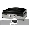 Image de Plancha gaz Signature Allure 260 Duo + Housse de protection - Le Marquier