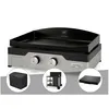 Image de Plancha gaz Signature Allure 260 Duo + Housse de protection + Chariot + Couvercle de protection - Le Marquier