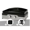 Image de Plancha gaz Signature Allure 260 Duo + Housse de protection + Desserte - Le Marquier