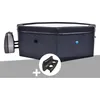 Image de Spa portable Netspa semi-rigide Octopus octogonal Bulles 4-6 places + 2 appuie-têtes + porte-gobelet