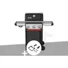 Image de Barbecue À Gaz Spirit E-335 + Set D'accessoires Clipsables Weber Works - Weber
