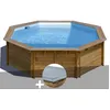 Image de Kit Piscine Bois Gré Violette 2 Ø 5,00 X 1,27 M