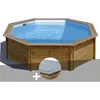 Image de Kit piscine bois Gré Violette 2 Ø 500 x 127 m + Bâche hiver