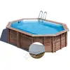 Image de Kit Piscine Bois Gré Bambu 5,35 X 3,35 X 1,36 M