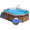 Image de Kit Piscine Bois Gré Bambu 5,35 X 3,35 X 1,36 M