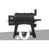 Image de Barbecue à pellets onyx augustin xl 1000 + 6 seaux jetable - pit boss