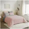 Image de Pack complet 6 pièces rosegris réversible housse de couette pour lit 180 x 200 cm king size