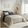Image de Pack complet 6 pièces linmarine réversible housse de couette pour lit 180 x 200 cm king size