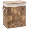 Image de Panier à linge Bambou Blackflora ou Palawan 60 litres Atmosphéra - Blackflora