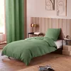 Image de Parure de couette Noah Gaze de Coton 140 x 200 pour lit 1 place - Noah Olive