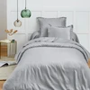 Image de Housse De Couette 140 X 200 Cm "premium" Pour Lit 1 Place Coton Pur
