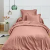 Image de Housse de couette 140 x 200 cm Prémium pour lit 1 place - Prémium Vieux Rose - Prémium Vieux Rose -