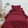 Image de Housse de couette 140 x 200 cm Prémium pour lit 1 place - Prémium Grenat - Prémium Grenat -
