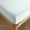 Image de Drap Housse 180 X 200 Cm Bonnet 30 Cm "premium" Pour Lit 2 Places King Size Coton Pur