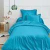 Image de Housse de couette 140 x 200 cm Prémium pour lit 1 place - Prémium Cyan - Prémium Cyan -