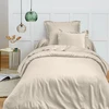 Image de Housse De Couette 140 X 200 Cm "premium" Pour Lit 1 Place Coton Pur