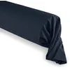 Image de Taie de traversin 45 x 185 cm Prémium - Prémium Bleu Nuit - Prémium Bleu Nuit -