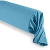 Image de Taie de traversin 45 x 185 cm Prémium - Prémium Cyan - Prémium Cyan -