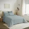 Image de Pack Complet Housse De Couette Réversible Pour Lit 140 X 190 Cm Céleste Glacier