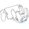 Image de Triple chargeur BigBen pour console Playstation Portal et manettes DualSense PS5 Blanc