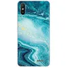 Image de EVETANE Coque 360 compatible Xiaomi Redmi 9A - Modèle : Bleu Nacré Marbre