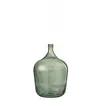 Image de Vase Dame Jeanne En Verre Vert 37x37x56.5 Cm