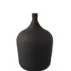 Image de Vase Dame Jeanne En Verre Noir 38x38x56 Cm