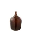 Image de Vase Dame Jeanne En Verre Marron 35x35x56 Cm