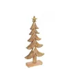 Image de Sapin De Noël En Bois Naturel 19x6x41 Cm