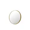 Image de Miroir Rond Avec Bord En Métal Doré D80cm
