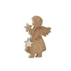 Image de Ange De Noël En Bois Naturel 4x18x29 Cm