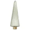 Image de Sapin De Noël Décoratif En Verre Transparent 12x12x32 Cm