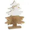 Image de Sapin décoratif en bois naturel 21.5x6.5x30 cm