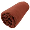 Image de Drap Housse 90x190 Cm En Gaze De Coton Gaïa Terracotta
